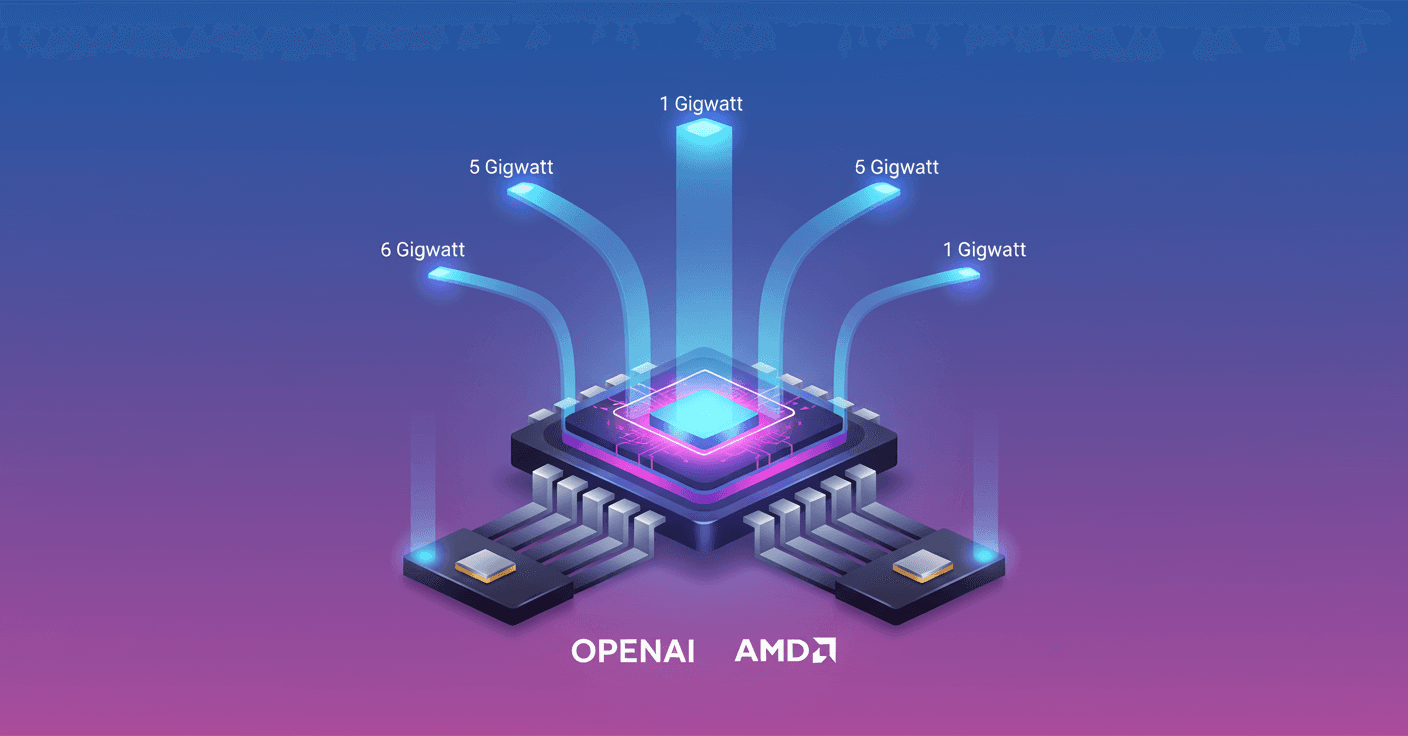 OpenAI and AMD agree on 6 GW of GPUs to accelerate AI