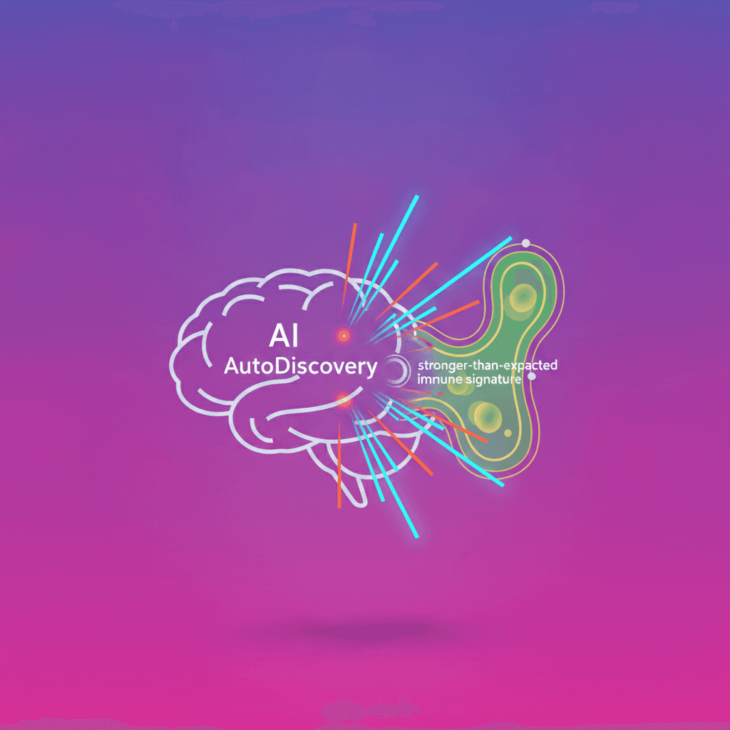 AI and cancer: AutoDiscovery reveals immune signals