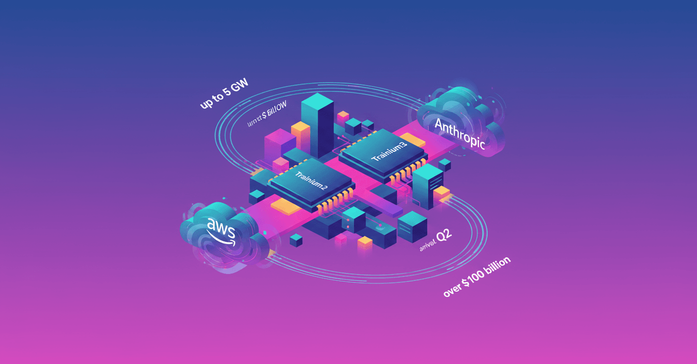 Anthropic y Amazon aseguran hasta 5 GW de nueva capacidad de cómputo