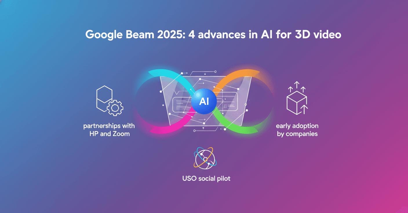 Google Beam 2025: 4 advances in AI for 3D video