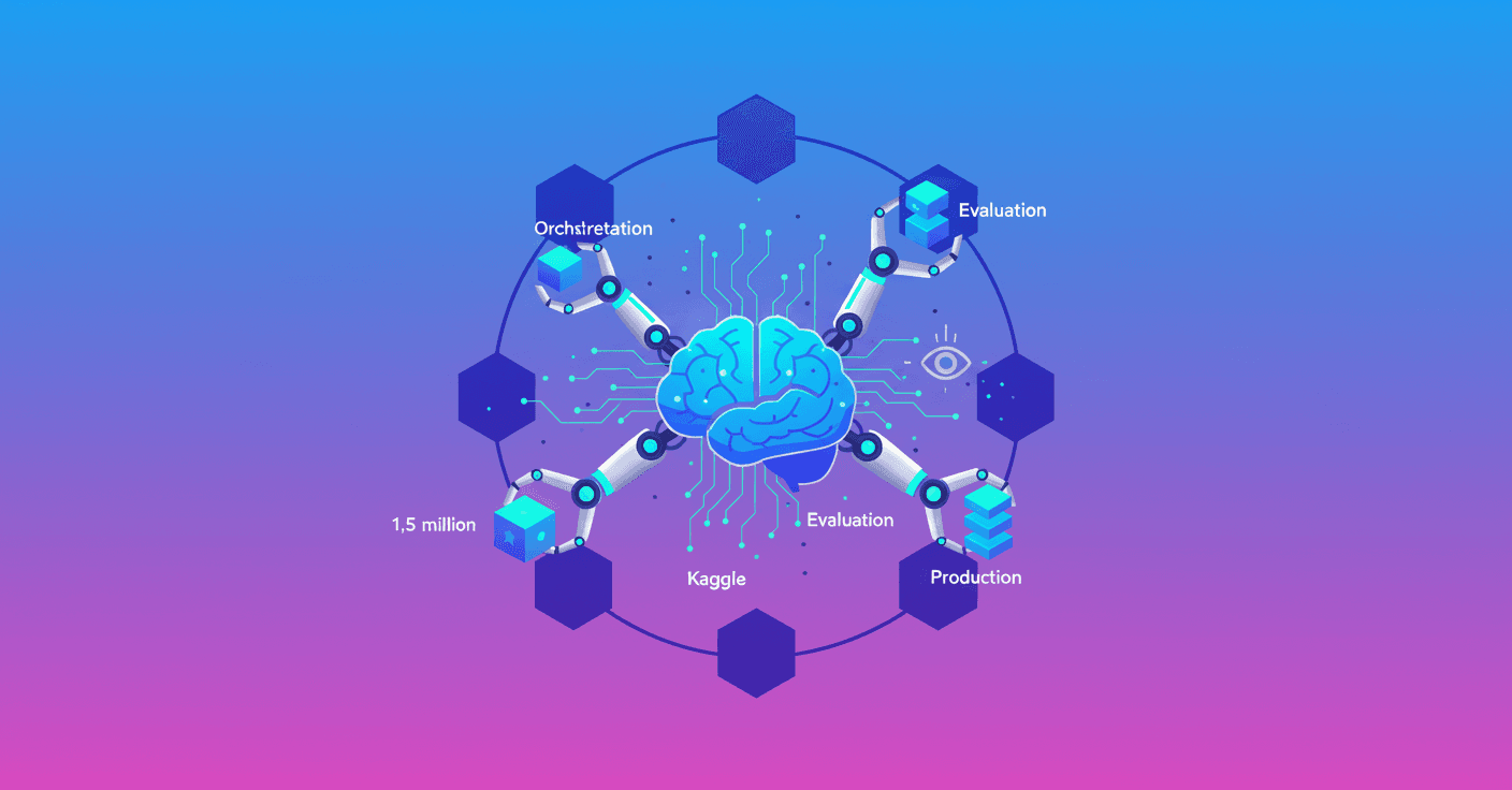 Kaggle and Google train 1.5M on AI agents