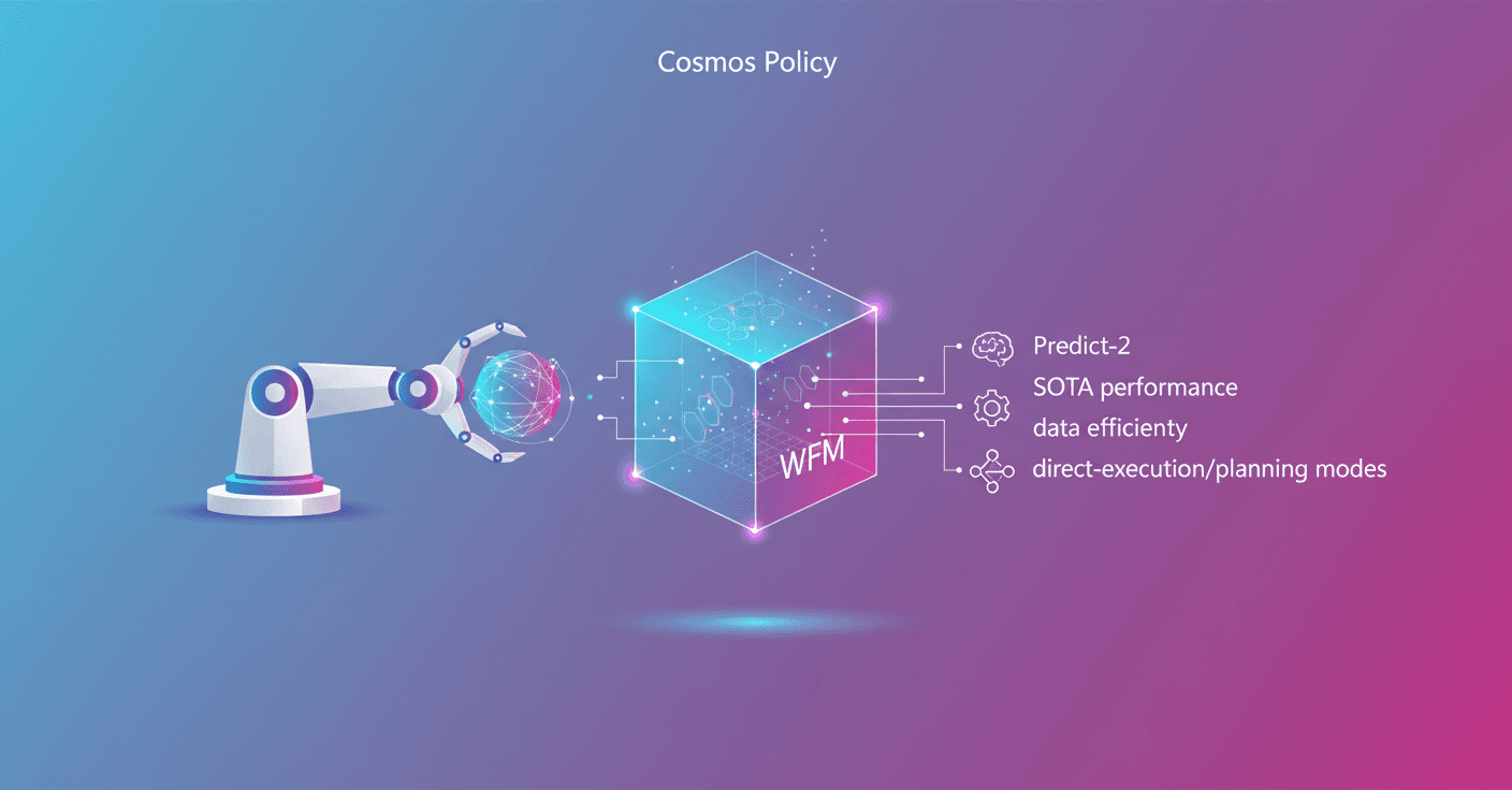 NVIDIA lanza Cosmos Policy para control avanzado de robots