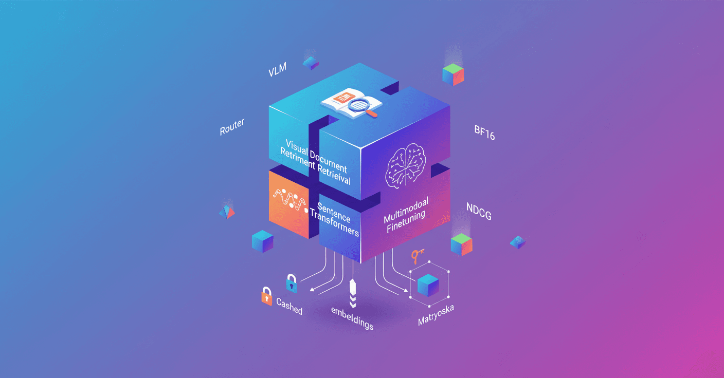Multimodal finetuning with Sentence Transformers for VDR