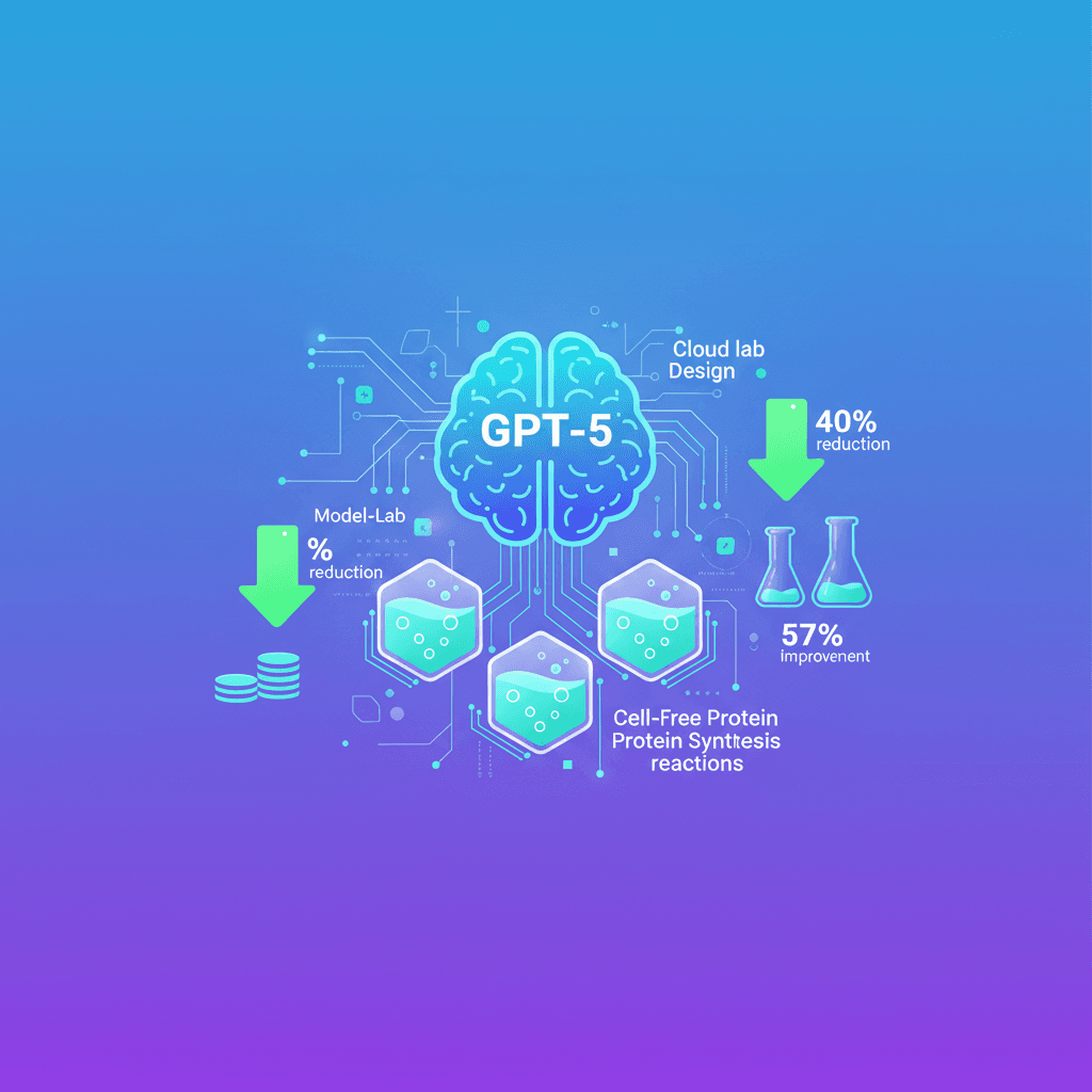 GPT-5 reduces protein production costs by 40%