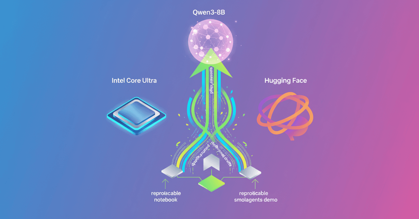 Intel and Hugging Face accelerate Qwen3-8B on Core Ultra