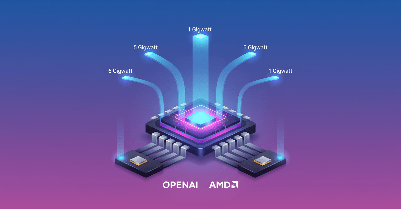 OpenAI and AMD agree on 6 GW of GPUs to accelerate AI