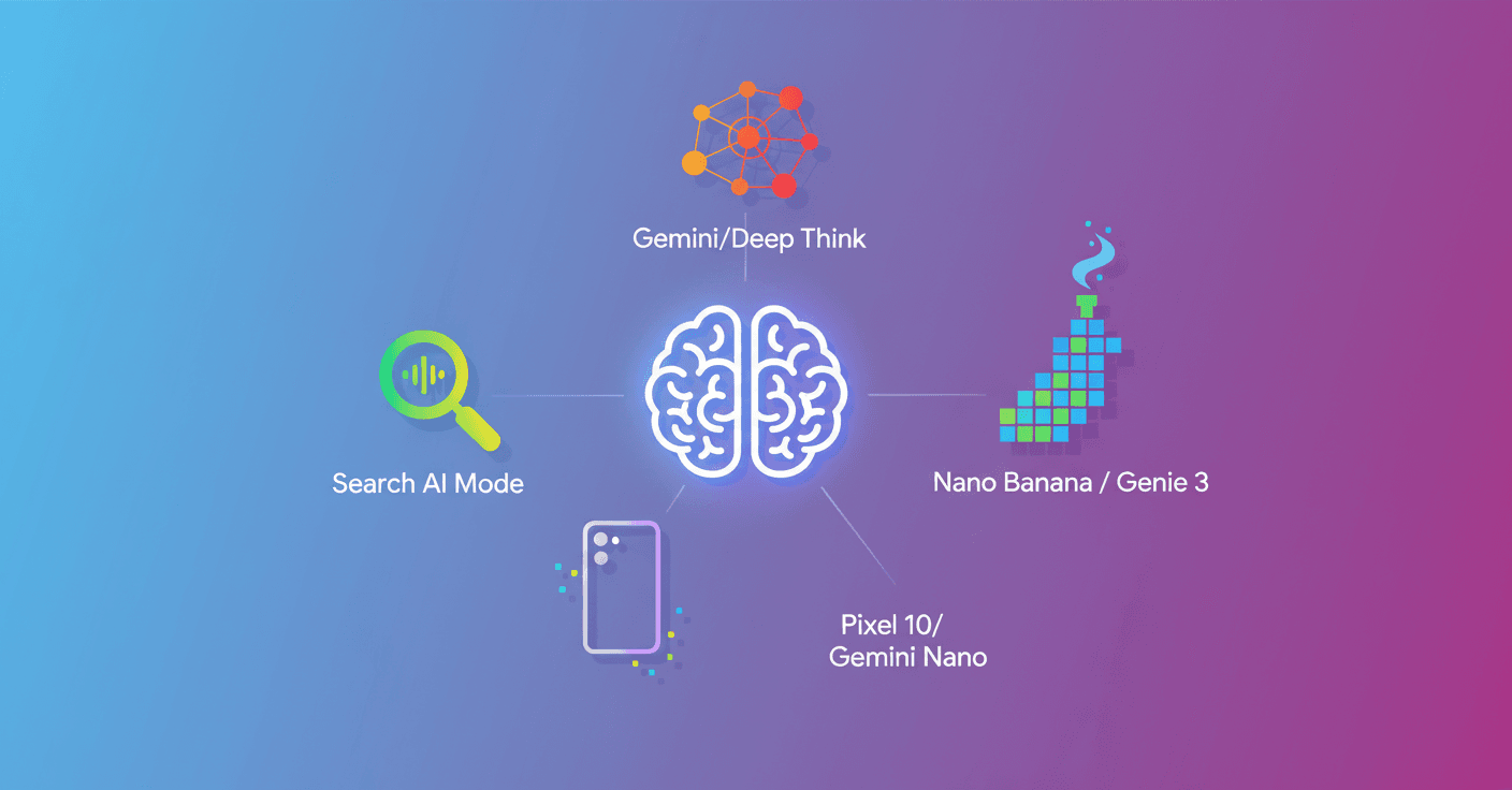Google presenta actualizaciones de IA de agosto 2025