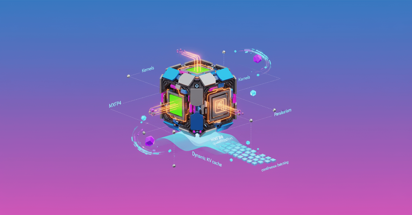 Transformers gain speed: MXFP4, kernels and parallelism