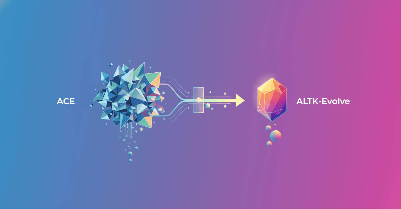 ALTK-Evolve reduce tokens de agentes frente a ACE